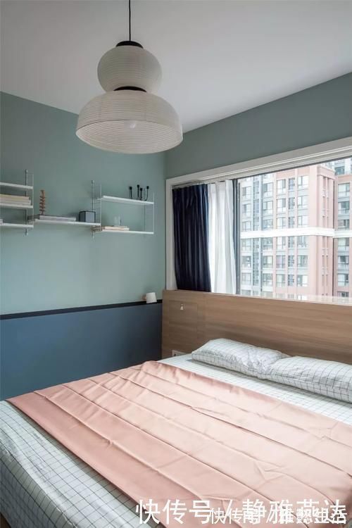 小灵儿|93平米现代三室,独特配色,一房多用省空间,都说有100多平