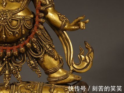 大威德金刚!明永乐,铜鎏金大威德金刚立像