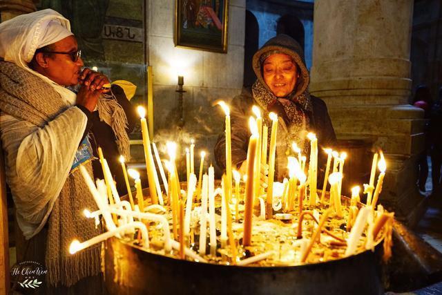 基督教圣地,耶稣在这里遇难、安葬、复活,信徒慕名而来