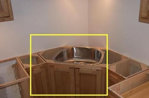 拐角|同样都是小厨房，他家把水槽挪到橱柜拐角处，见缝插针放下3个槽