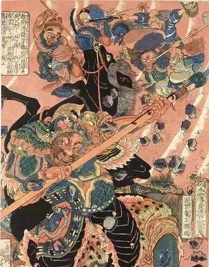 浮世绘&日本人眼中的梁山好汉长啥样——歌川国芳笔下的水浒人物