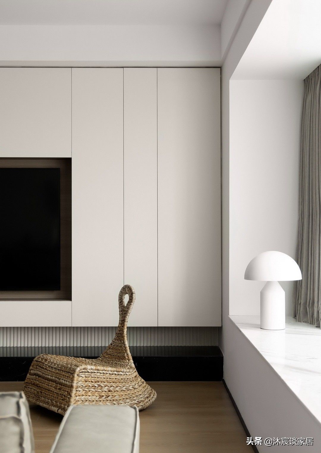 空间|她的极简新房,135平方米横厅结构,室内简洁干净,尽显轻松自然