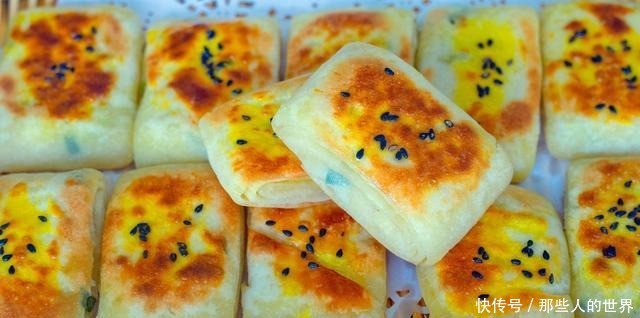 不用发面的发面饼，省时省力，简单一折一擀，酥脆又多层，0失败