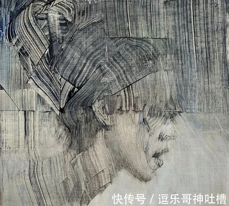 画作#“自毁”画作的艺术家,描绘不一样的油画,视觉效果超一流