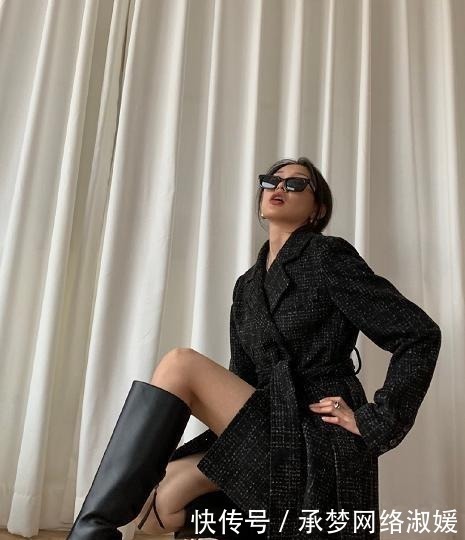 “大衣+半裙”才是冬天的正确打开方式，温柔又气质！