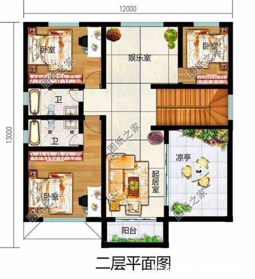 设计图|140平米二层别墅设计图,外观好看,功能齐全,看上哪款建哪款