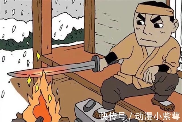 |搞笑漫画:上一次被仇家空手接白刃,这一次把剑烤红了再来!