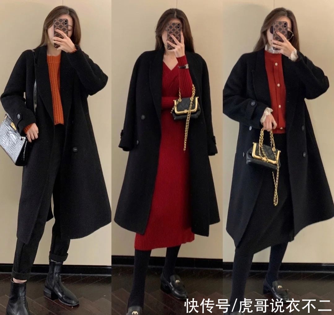 看了这么多韩系大衣look，还是她的穿搭最高级，简直是模板