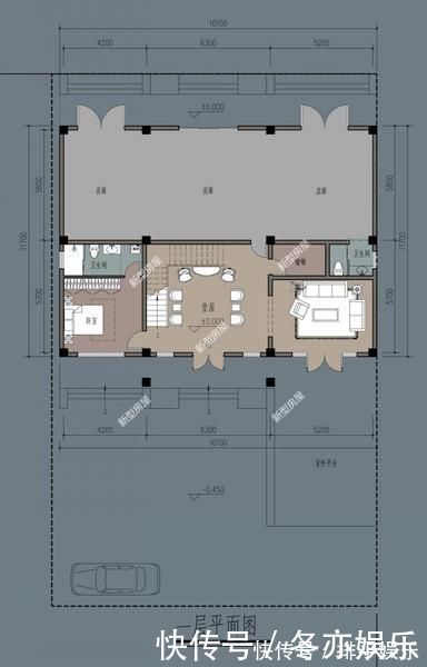 农村|农村临街自建房，带商铺的设计才实用，第3套造价仅23万