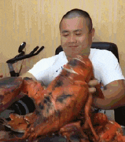 |搞笑GIF趣图后山有一片竹林,我很喜欢里面的竹子!