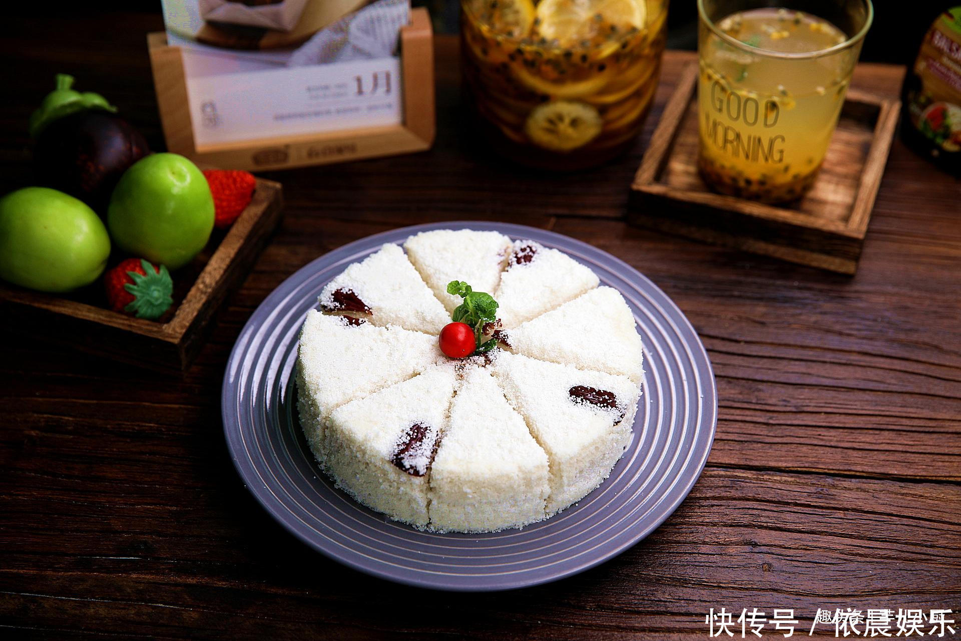 大米糕最简单的做法,无需烤箱,蒸一蒸,暄软弹口,好吃不上火