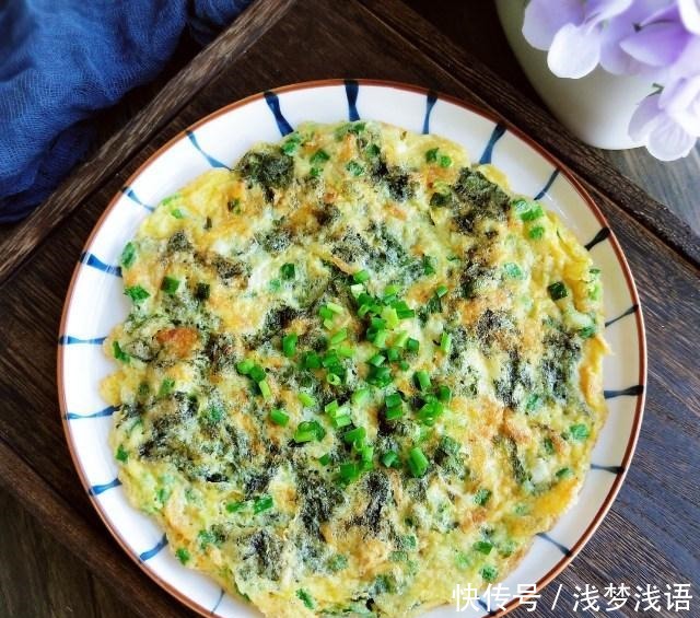 紫菜煎蛋,快手简单又好吃!