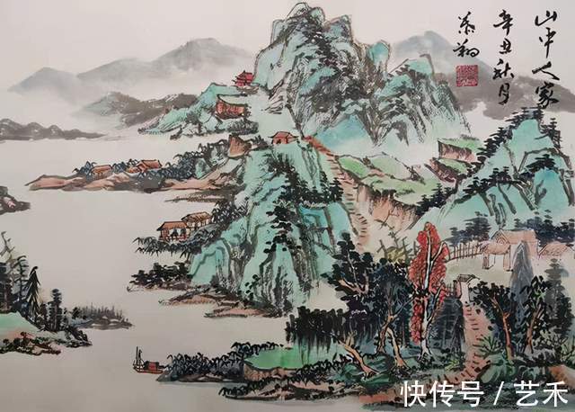 一等奖!徐慕翔——中国当代德艺双馨艺术家丨远景收眼底 动中藏恬静