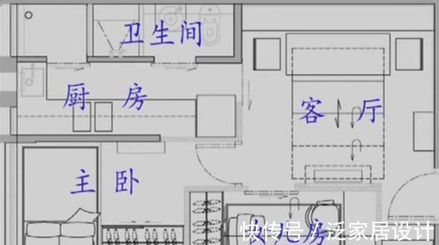 香港|香港45㎡豪宅，客厅“一室三用”，女儿房仅3㎡，这设计太实用了