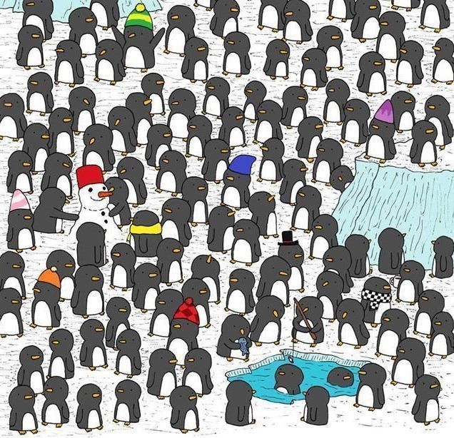 挑战|挑战你的视觉他画了一组插画,上万人参与,只有几个人发现不同