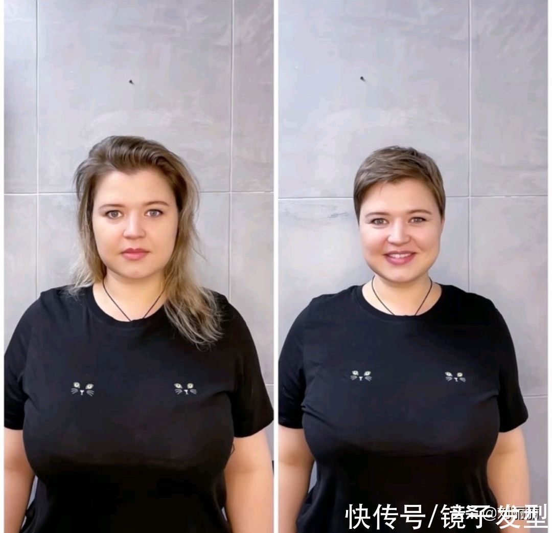 短发 换个发型,谁知变化这么大,美得就像换张脸