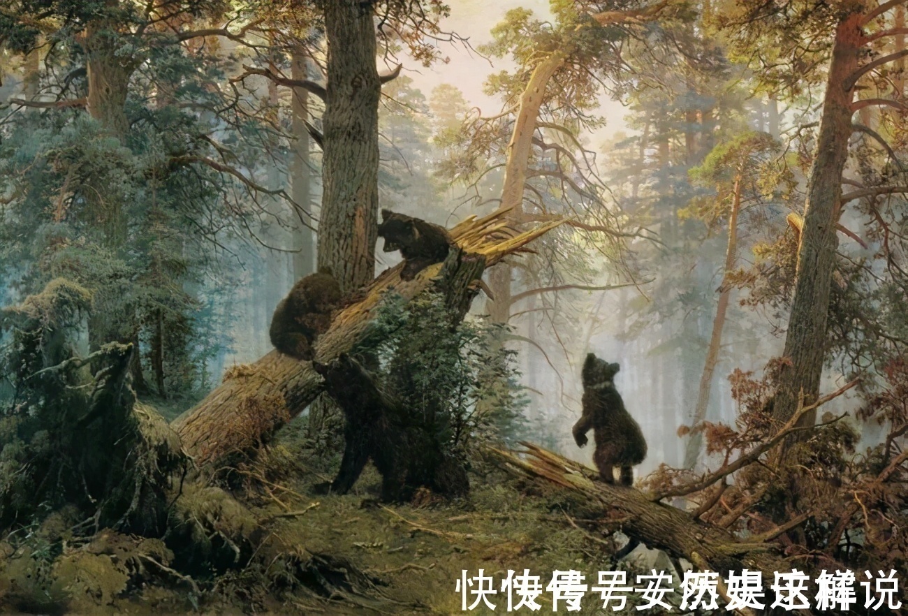 那个时代$俄罗斯杰出风景画家希施金的作品,诗一般的境界!