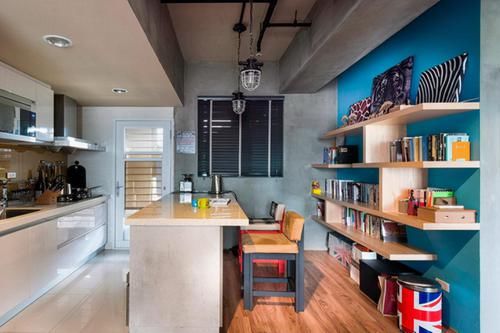 亮点|62平工业Loft，全屋装修毛坯风，墙壁像是混凝土，实在太酷了