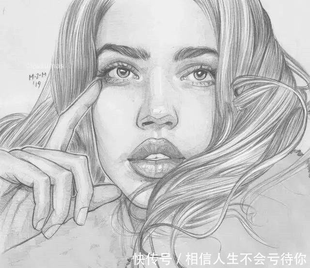 简洁的少女速写,灵动的美!