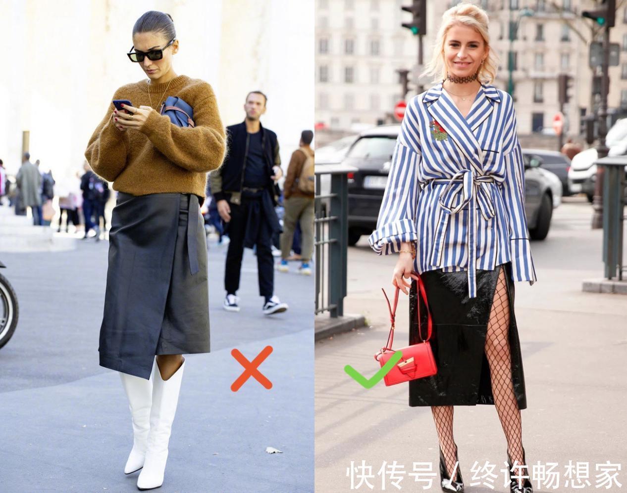 身材 谁说皮裙难驾驭教你根据身材来穿搭,不仅显瘦还很潮,快学起来