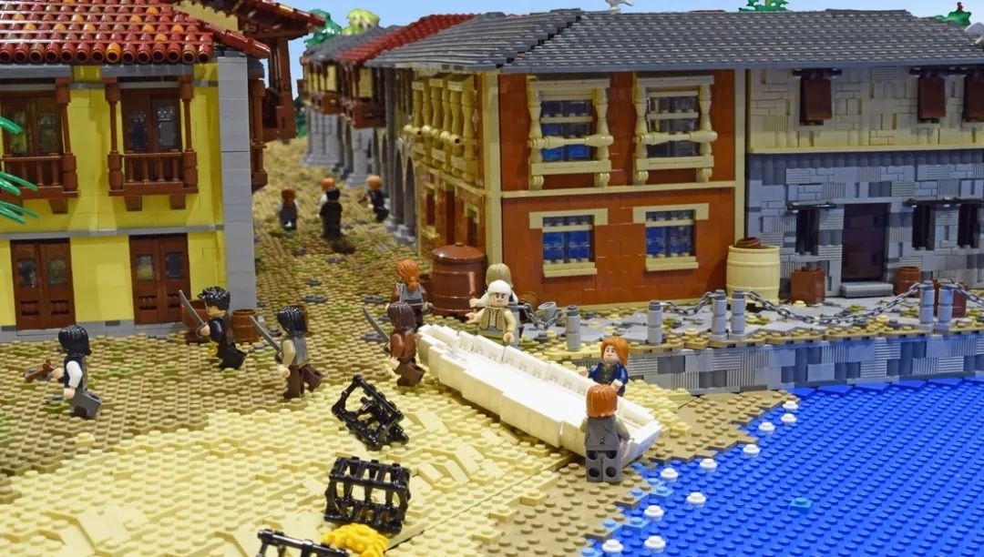 用乐高还原《海贼王》七武海原型“海盗之王”亨利·摩根的故事