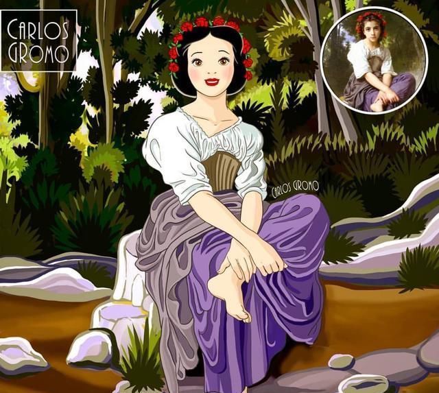 小飞侠|迪士尼人物COS真人,某王子如同帕加索斯,白雪公主变村姑了