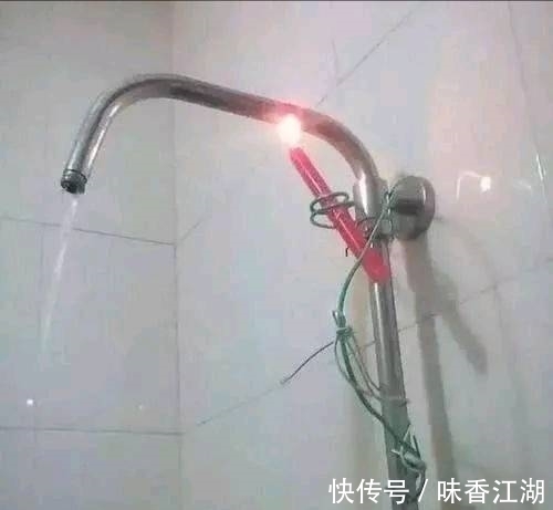 |搞笑图片幽默段子笑话:哈哈,这算是简易的加热器么,可以的哦