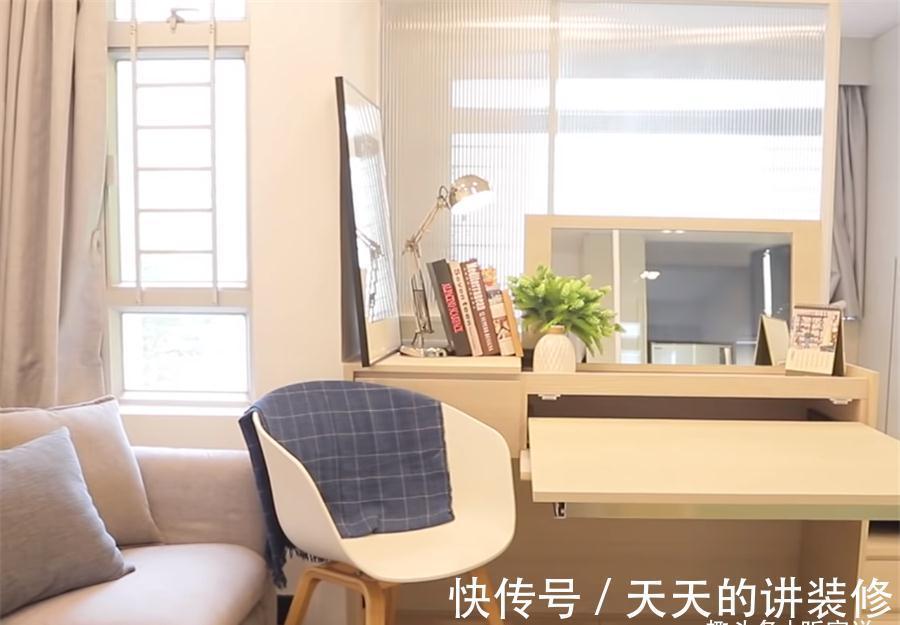 客厅|姑娘独居26㎡小家,一室一厅的蜗居,藏下了太多收纳空间