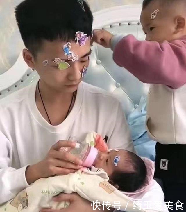 孩子|超年轻奶爸火了,被认为是哥哥,宝妈哭笑不得:这是我老公