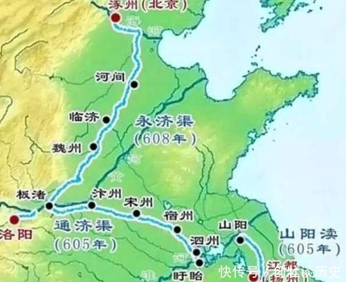 路线|杨广修大运河的目的何在?专家:你把它的路线连起来,就看出来了