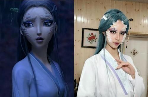 许仙|当《白蛇缘起》中主角变成“真人“后,小狐狸变如花,白蛇太迷人