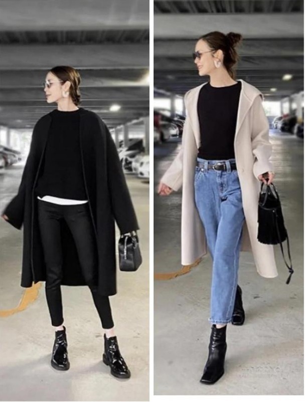 大衣搭小脚裤穿什么鞋? 日本博主都在搭这几双鞋, 优雅时尚又实用