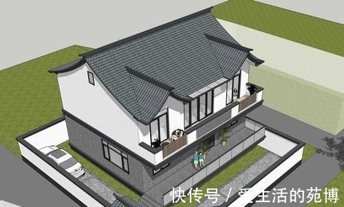 院门|最美自建房小别墅,只花50万就盖起,赏月观花,334㎡里处处皆景