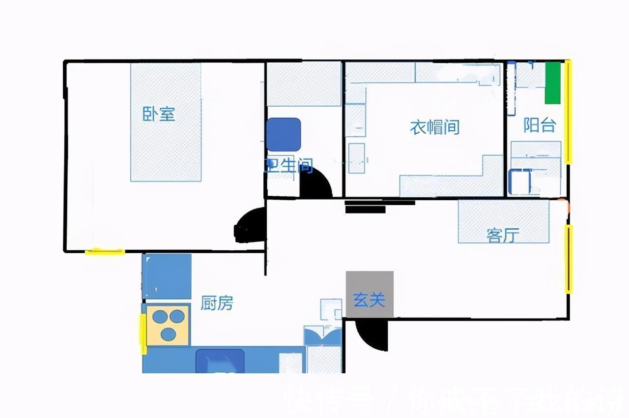 实木|夫妻改造56㎡老破小，变身简约舒适的小婚房，小餐厅设计真机智！
