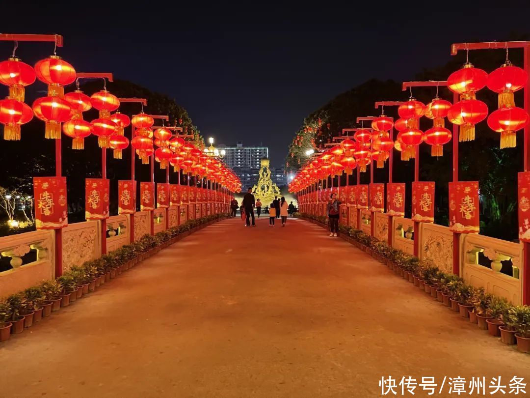 夜色芗城！漳州红起来！红红火火漳州城