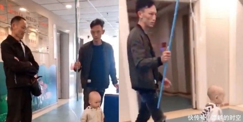 老爸|“医院最霸气宝宝”走红,边输液边溜爸爸,网友卑微的爸爸