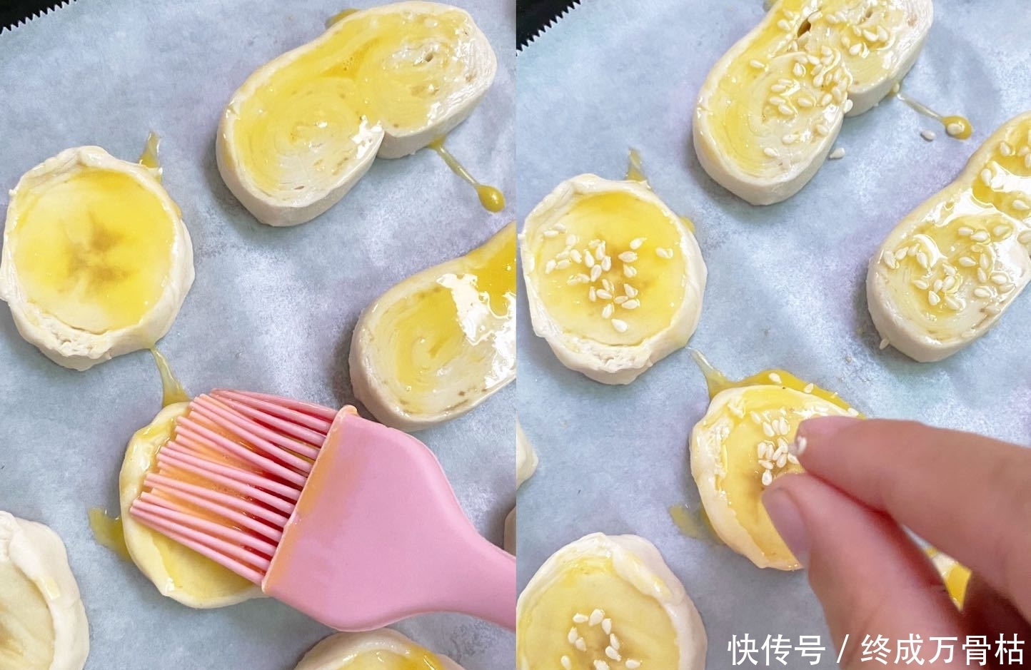 小点心|25分钟搞定娃的两道小点心,酥软香甜,好吃到连渣都不剩