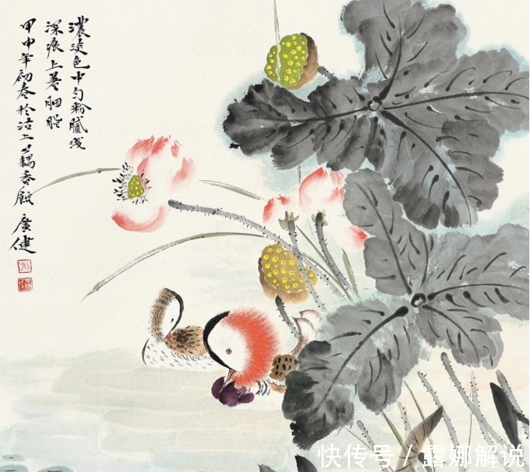 写意花鸟画|贾广健:当代花鸟没骨画画家,“津京画派”代表人物