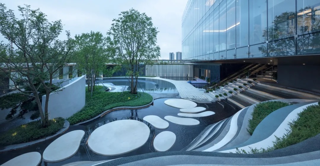 设计|以地为纸,泼墨生花|世茂滨江壹号