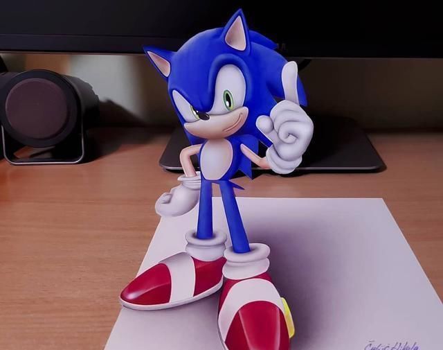 透视@这些手绘立体画太逼真了,只有从视频中才能看出“破绽”