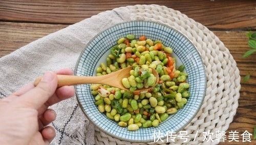 绿色安全食品|毛豆还只会水煮？照此做5分钟上桌，鲜香开胃又下饭，好吃到撑