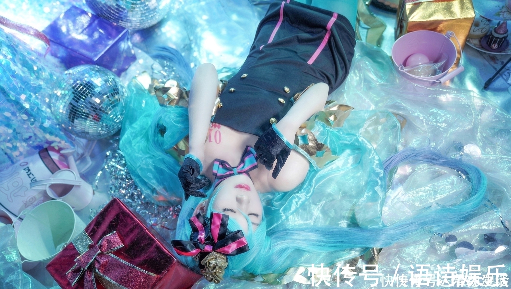 虚拟偶像|三组漂亮妹子COS的人气虚拟偶像“初音未来”还原度相当不错