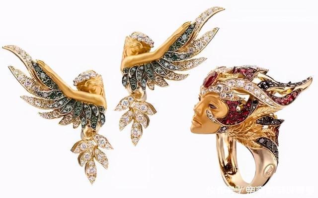 将童话故事的场景用首饰来诠释,如此有温度的珠宝,充满异域神话