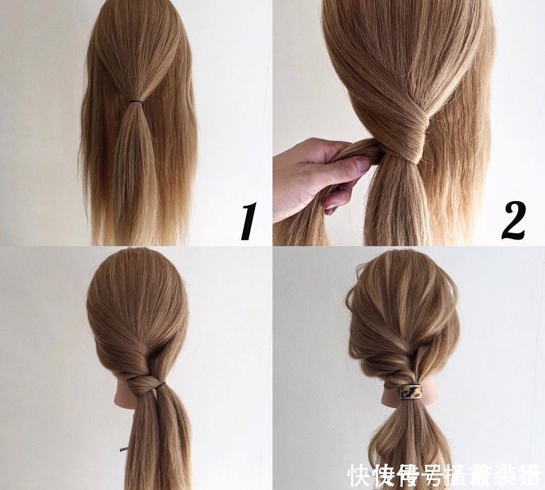 发饰|只要4步!除夕至初七8款DIY发型,不花一分钱也能美美过年!