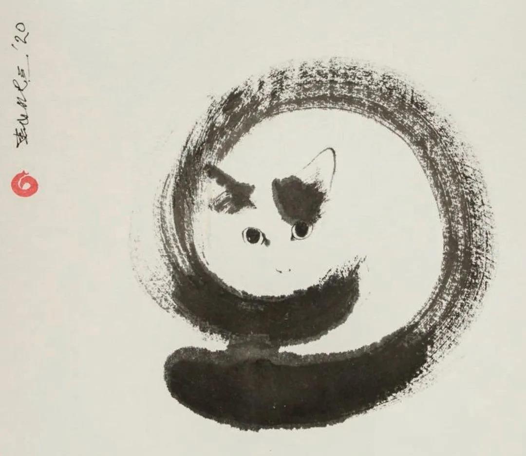 专画国画的老外,竟被10万人狂热追捧,看完作品立马佩服不已