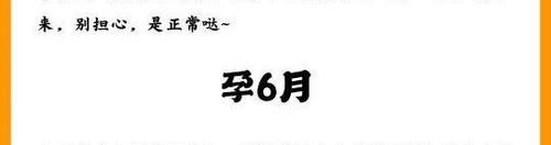 怀孕期间宝宝的成长变化以及注意事项