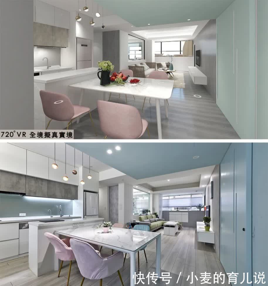 老婆|35 年92㎡老房大改造：超好看的北欧小清新，老婆喜欢得不行！