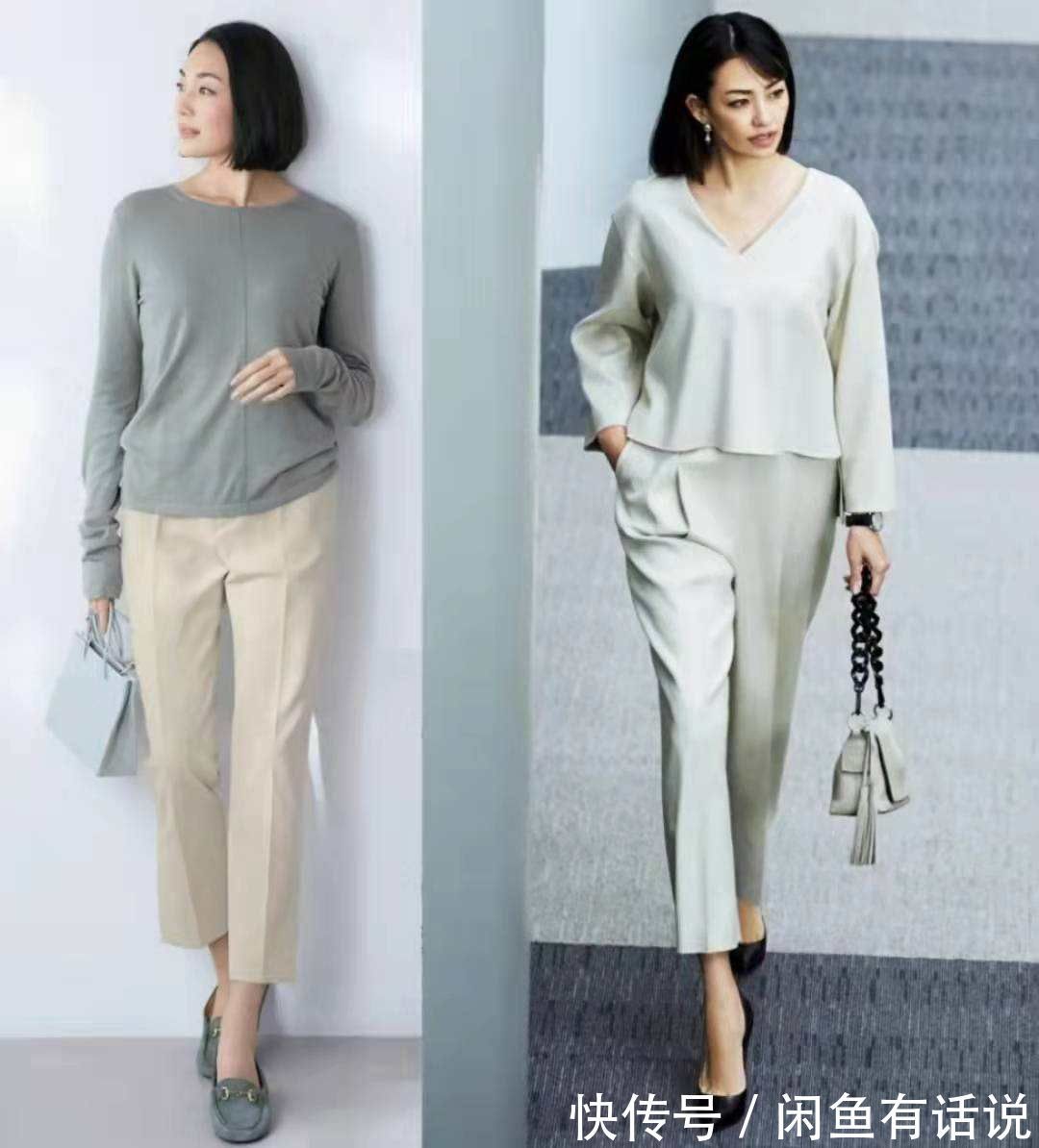 灰色调|中年女人别穿得花花绿绿,试试高级“气质灰”穿搭,优雅到骨子里