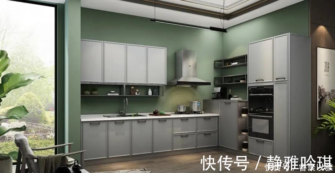 搭配|看上去一尘不染的厨房,大家都用了这几种配色~