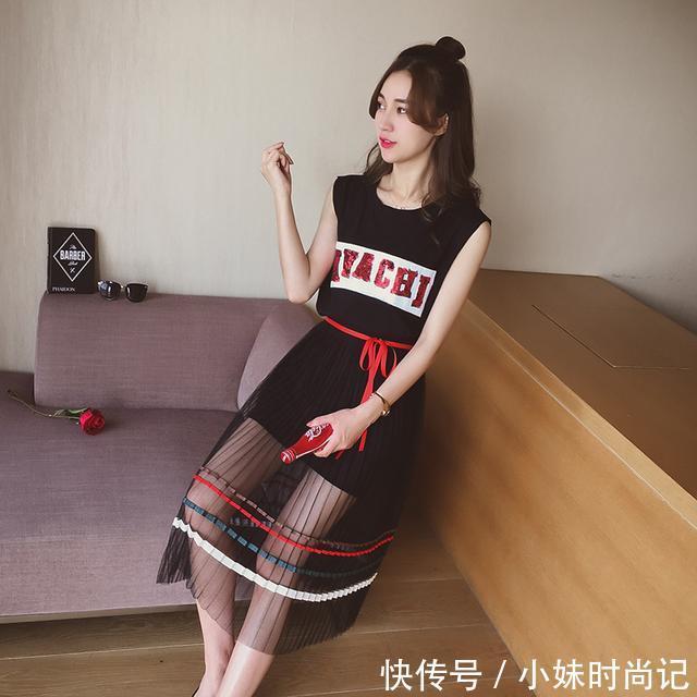 吊带连衣裙 出游必备显高、显气质裙子,矮个子女生就这么穿